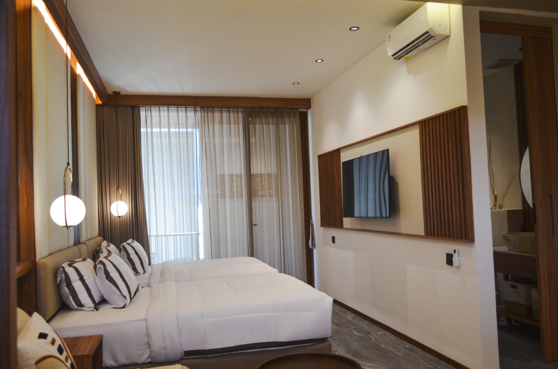 Kammora Living Apartment - Twin Room, 1-bed villa for rent in Canggu – photo 7 of 15