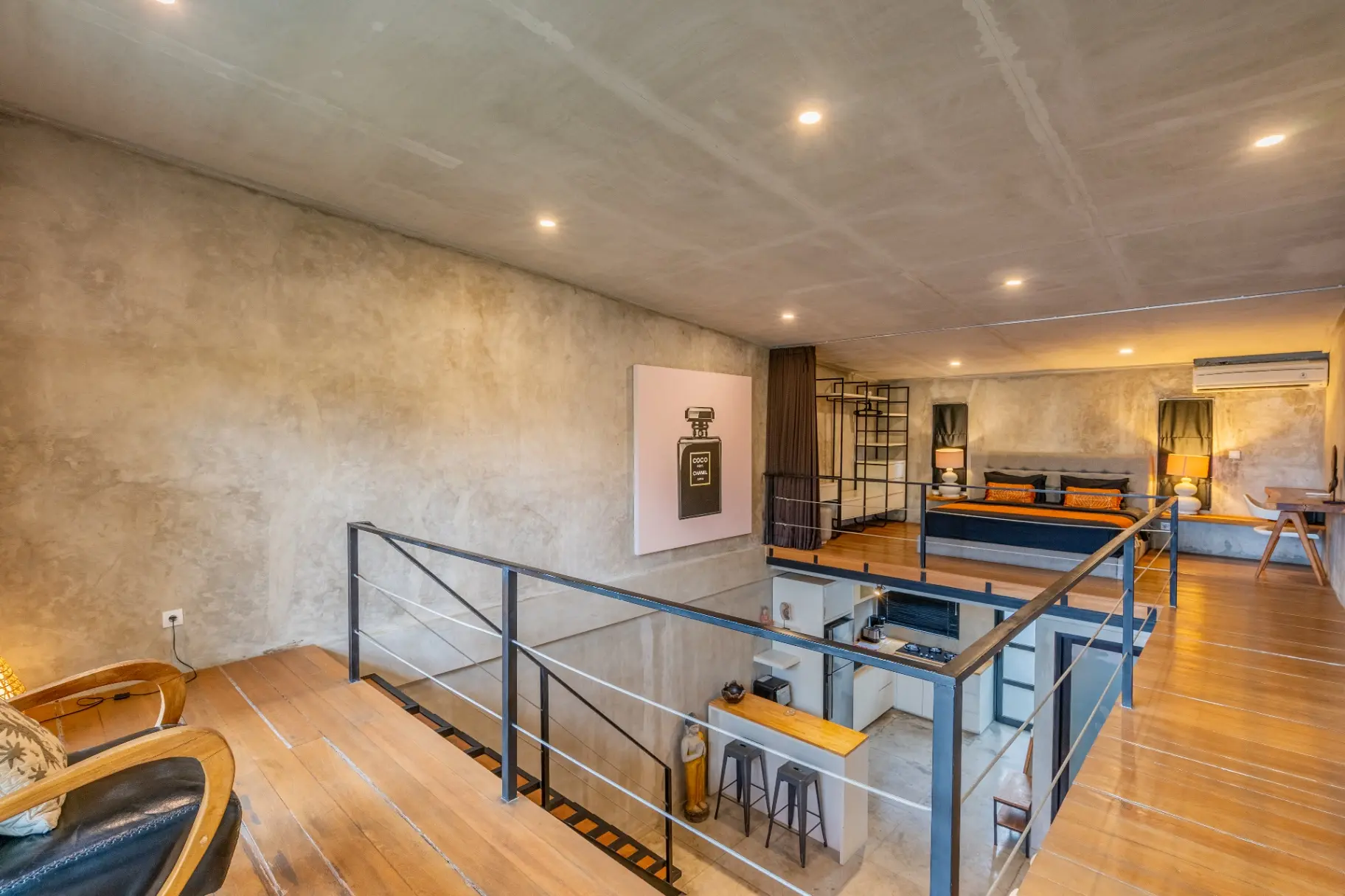 Berawa 2 - 1BR Central Canggu Modern Loft – Pool & BBQ Access, 1-bed villa for rent in Canggu – photo 5 of 15