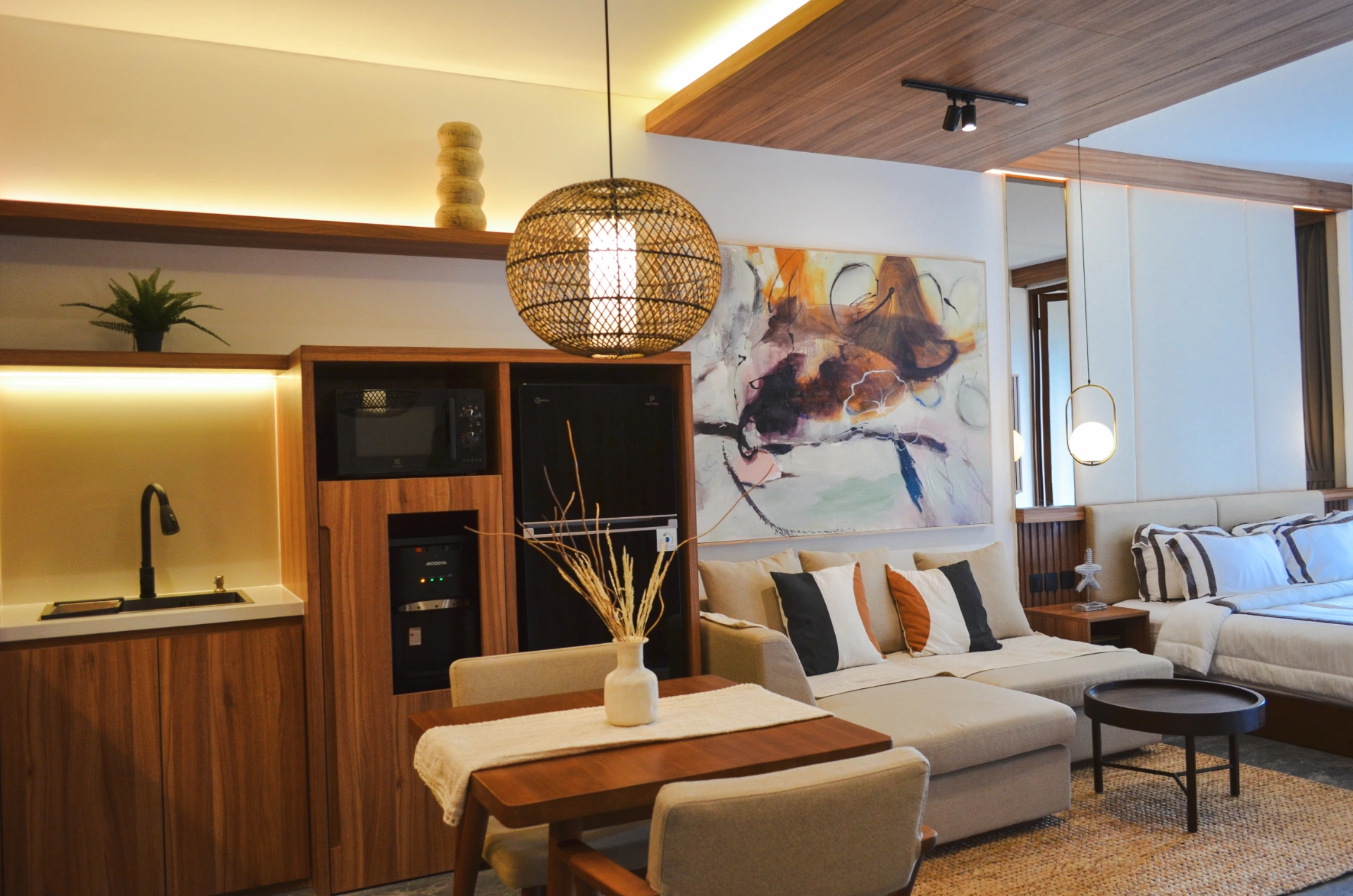 Kammora Living Apartment - Standard Double Bed, 1-bed villa for rent in Canggu – photo 9 of 15