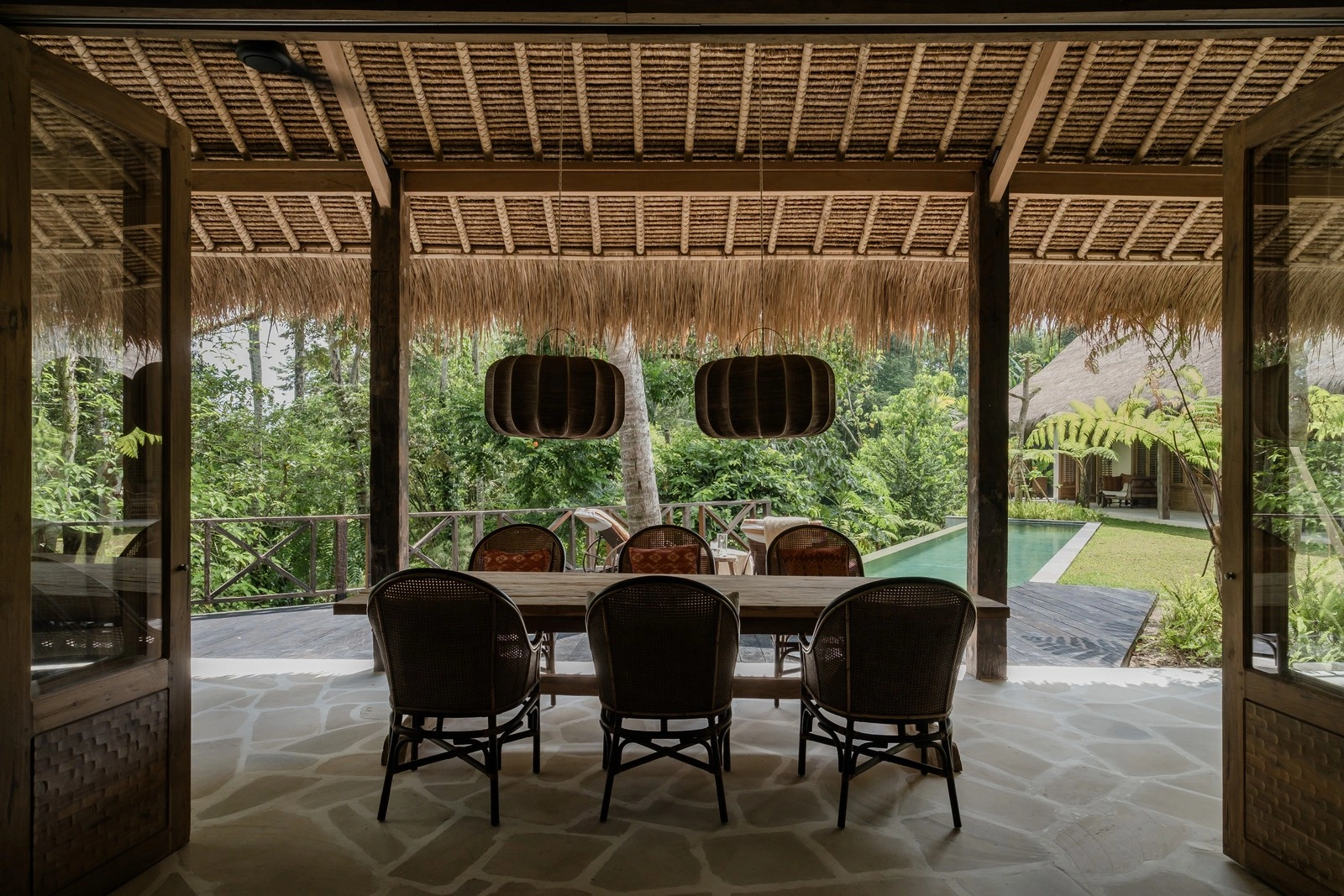 4-Bedroom Eco-Luxury Villa with Private Pool in Kaba Kaba, 4-bed villa for rent in Tabanan – photo 10 of 15