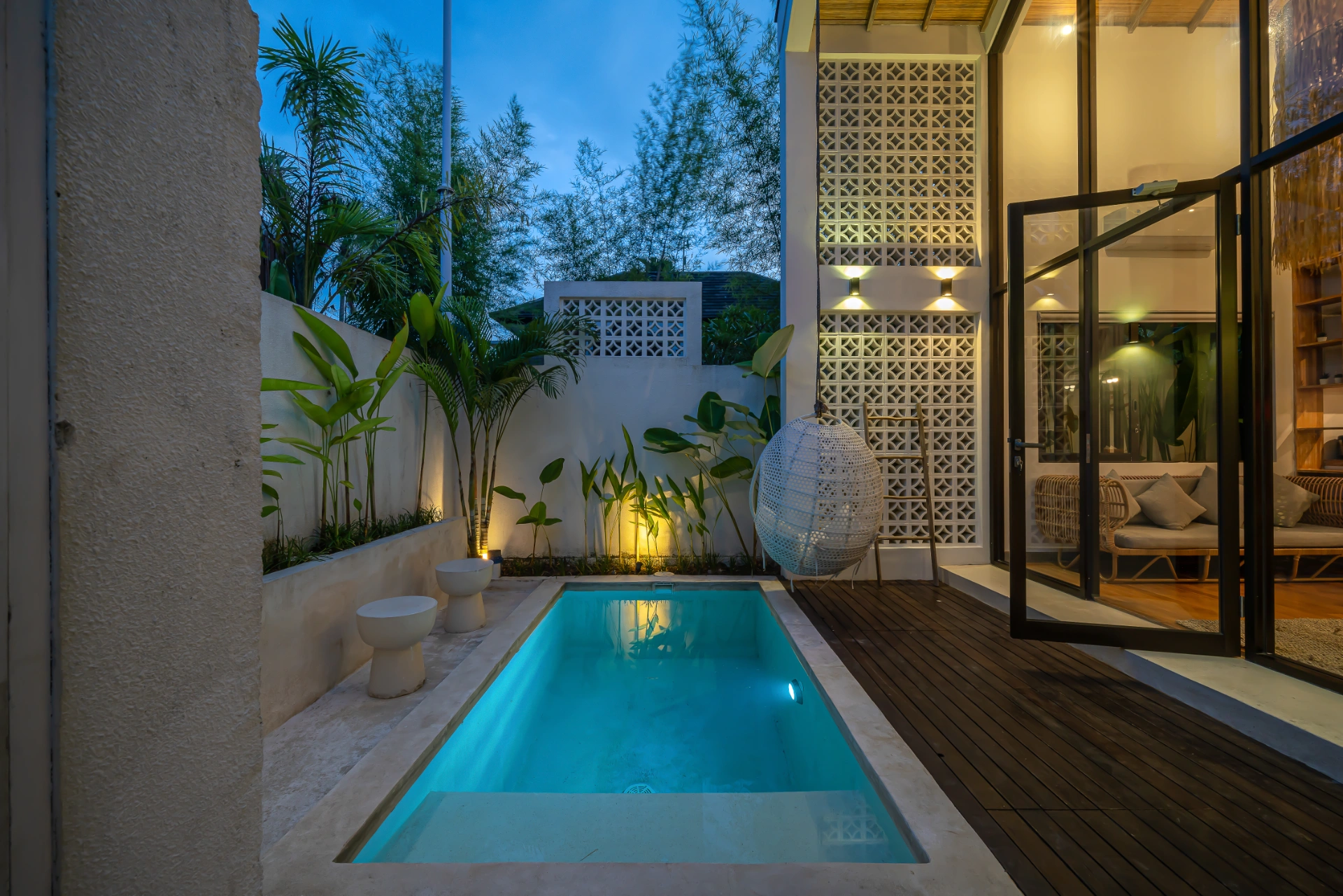 Villa Tiny 2 - Cozy & Romantic 1BR A-Frame - Nyanyi Beach Getaway, 1-bed villa for rent in Tabanan – photo 5 of 15