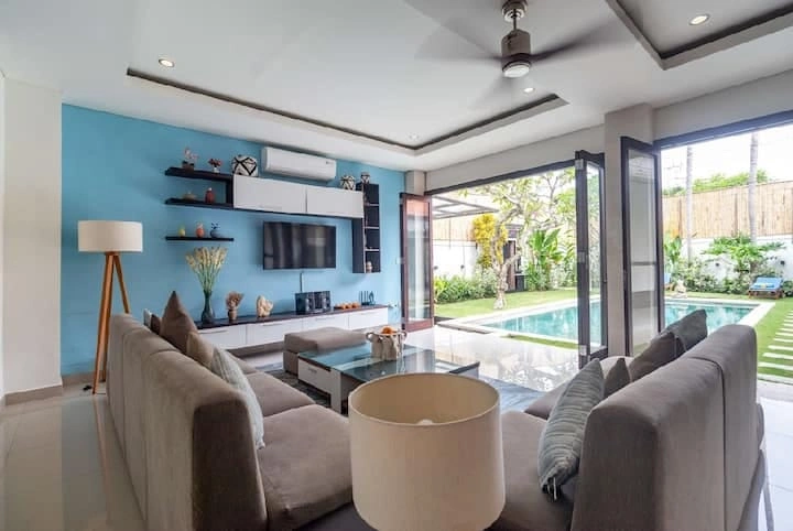 Villa For Rent 4 Bed In Tumbak Bayuh,Badung Bali, 4-bed villa for rent in Pererenan – photo 4 of 15