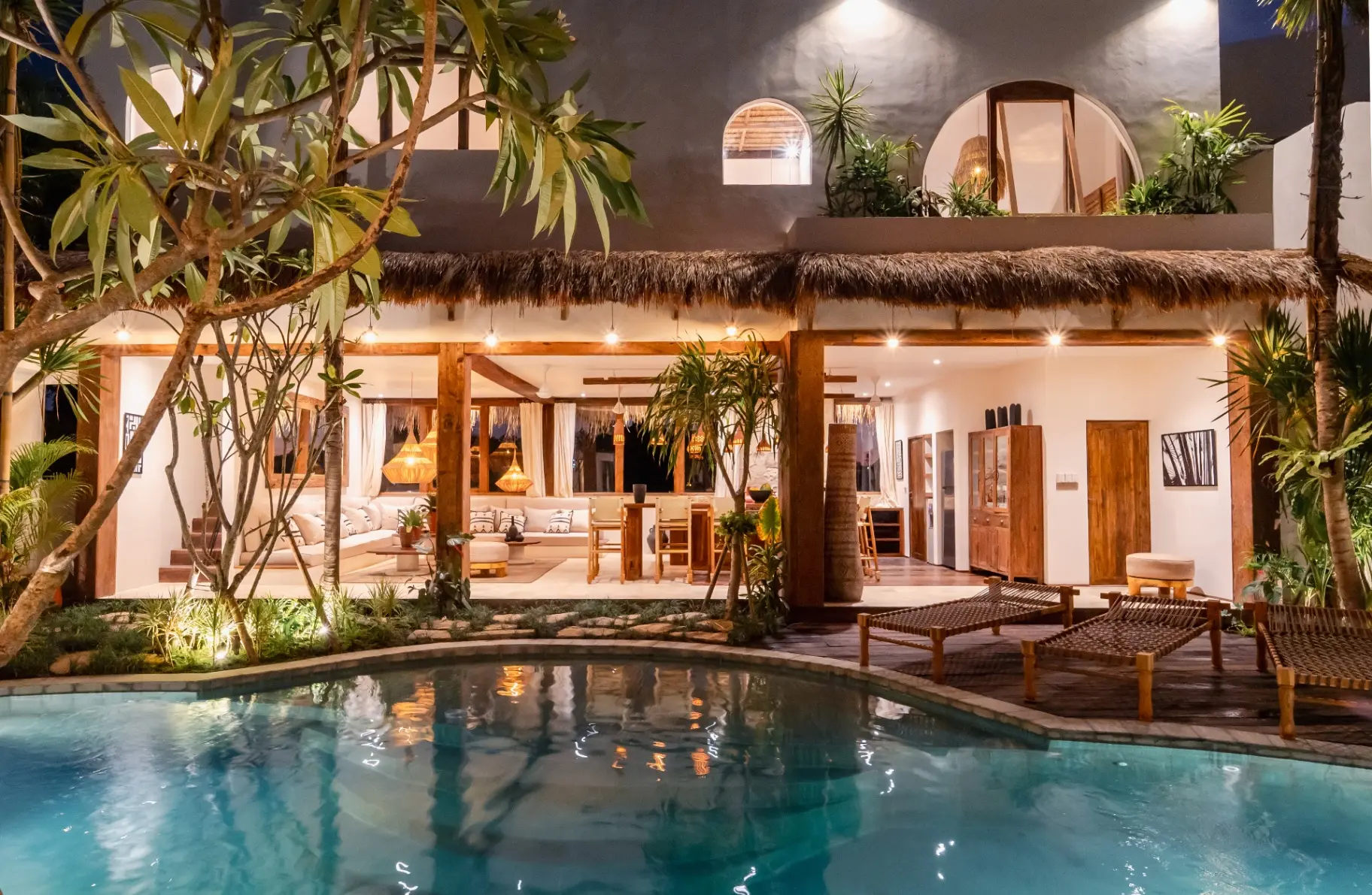 Villa Belle Oasis – 5 Bedroom Mediterranean Villa in Umalas with Stunning Tropic, 5-bed villa for rent in Canggu – photo 9 of 15