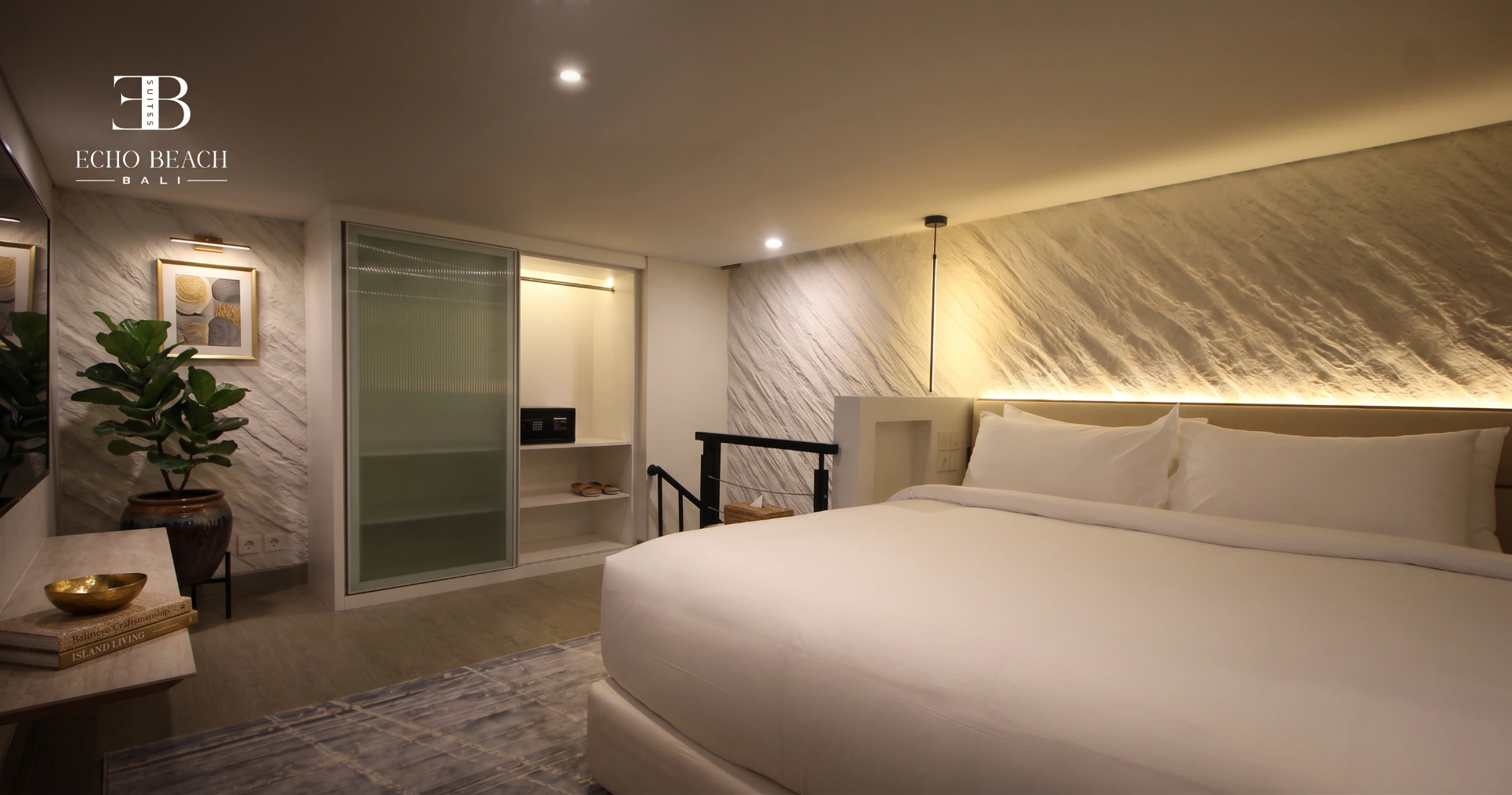 1 Bedroom Mezzanine Suite - Echo Beach Suites, 1-bed villa for rent in Canggu – photo 2 of 9