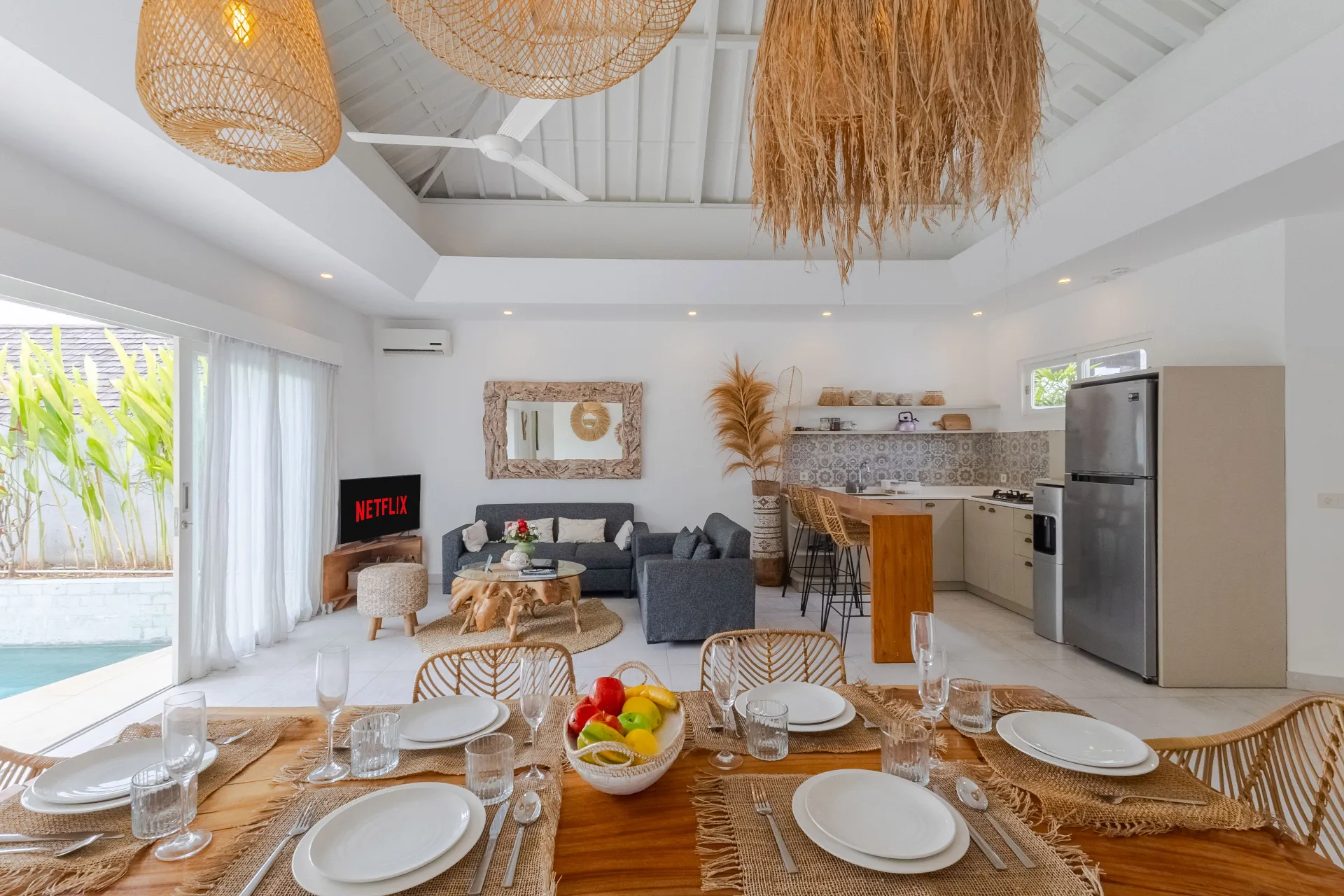 Villa Mylandro - Berawa Vibes | Stylish 3BR Villa with Private Pool, 3-bed villa for rent in Canggu – photo 8 of 14