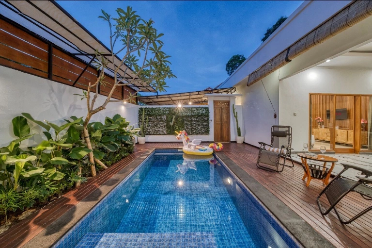 Stylish 3BR Private Pool Villa SOHAM in Canggu, 3-bed villa for rent in Canggu – photo 10 of 15