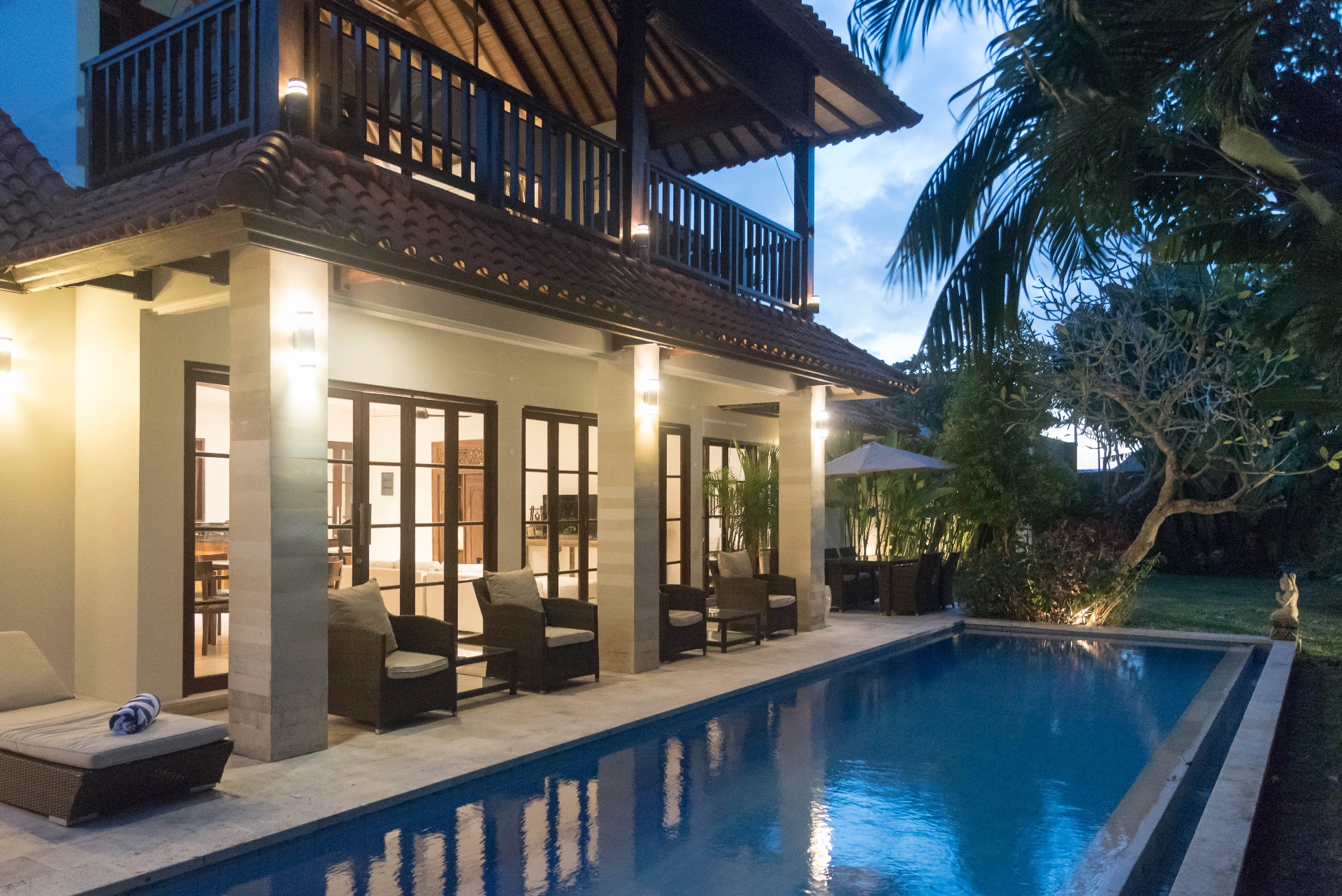 3 Bedroom Balinese Modern Villa for Monthly and Yearly Rent in Umalas, 3-bed villa for rent in Seminyak – photo 2 of 15