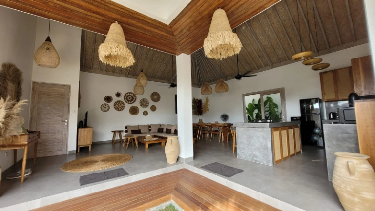*3BRVilla Fleur de Vie – Tranquility & Style Kerobokan near Bali Kiddy School*, 3-bed villa for rent in Seminyak – photo 7 of 13