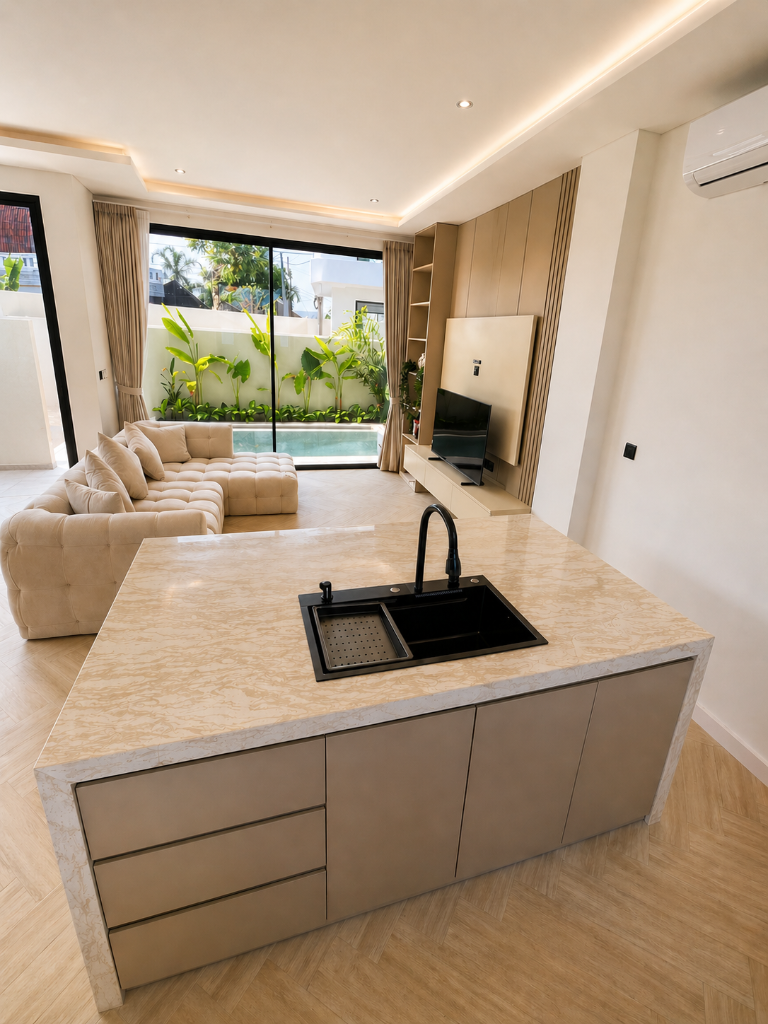 Modern Minimalist 2BR Villa in Cemagi, 2-bed villa for rent in Seseh – photo 3 of 15