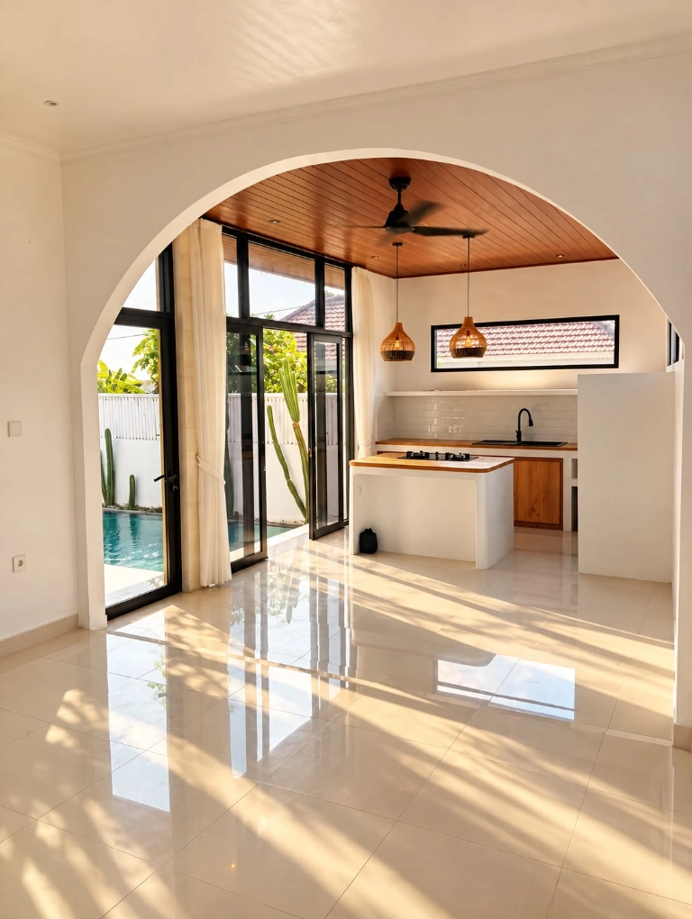 2-bedroom Villa for Yearly Rent – Padang Linjong, 2-bed villa for rent in Pererenan – photo 8 of 9