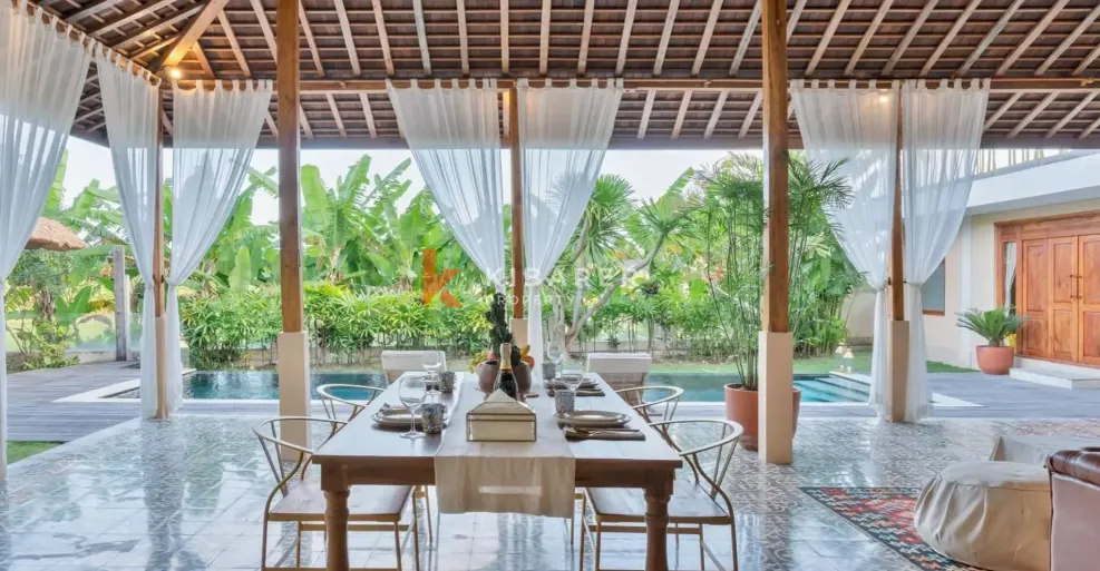 Serene Moroccan-Influenced 2BR Open Living Villa in Prime Batu Belig, 2-bed villa for rent in Seminyak – photo 8 of 11