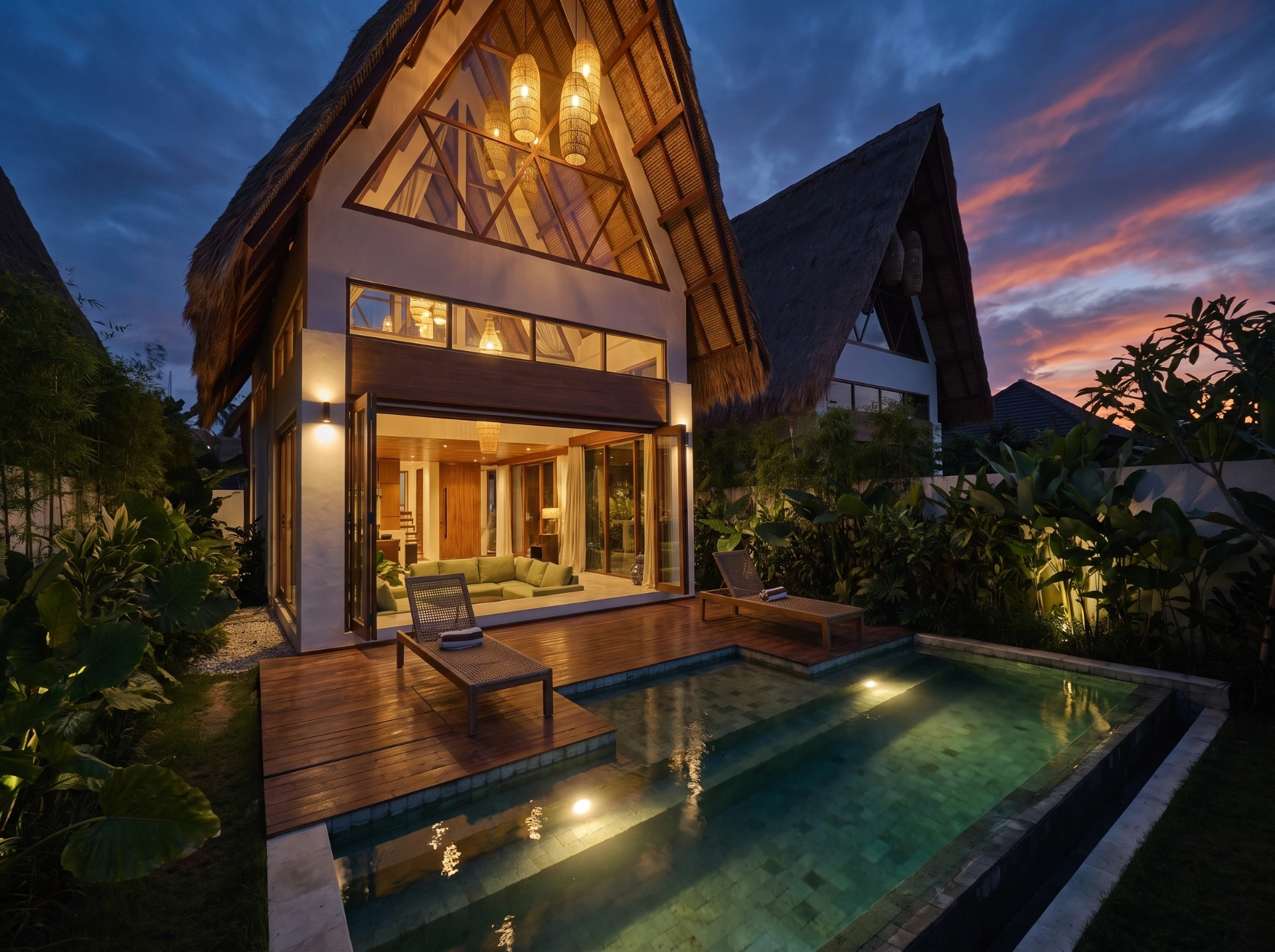 2BR Villa with Modern Balinese Design in Kedungu, 2-bed villa for rent in Tabanan – photo 12 of 15