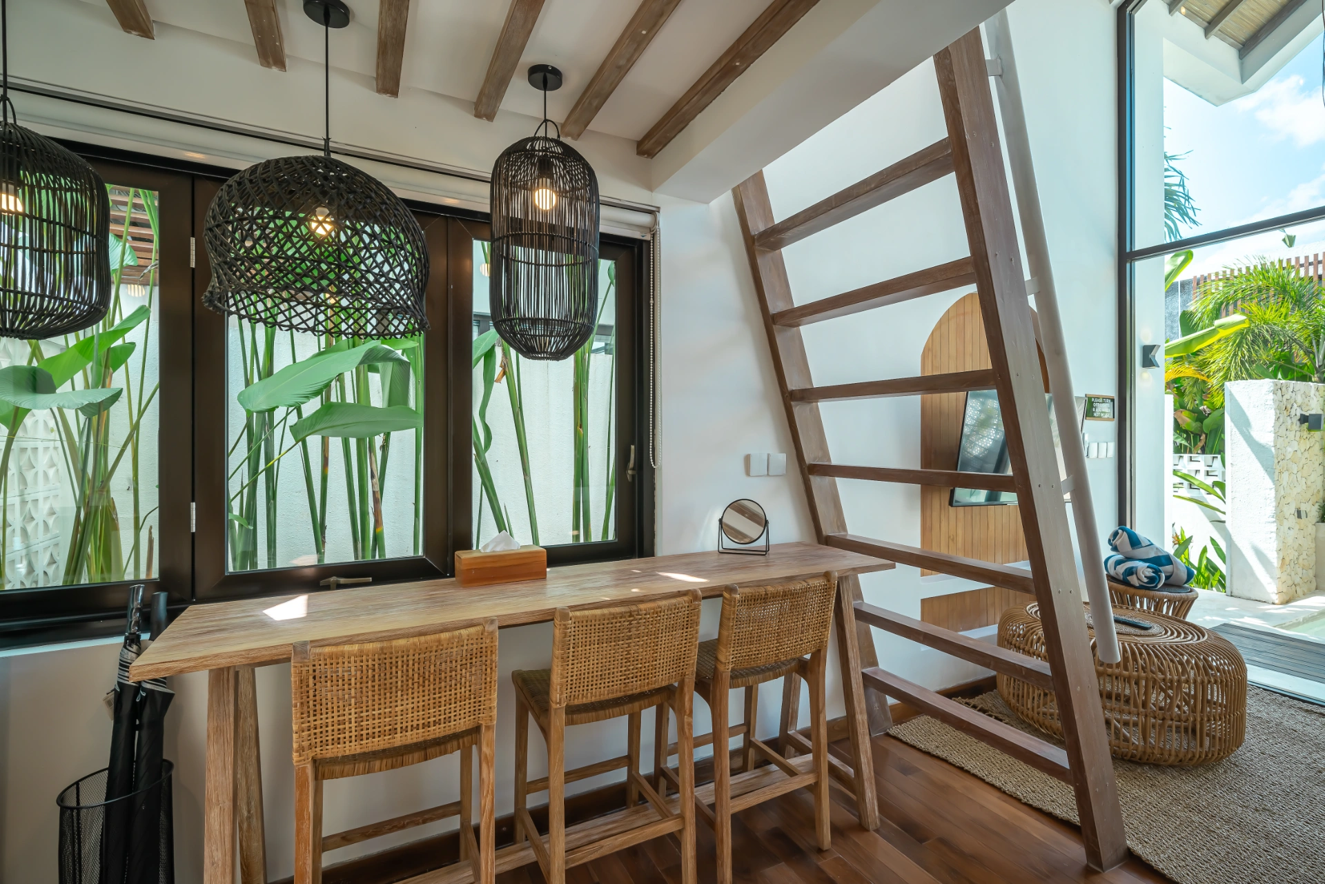 Villa Tiny 2 - Cozy & Romantic 1BR A-Frame - Nyanyi Beach Getaway, 1-bed villa for rent in Tabanan – photo 13 of 15