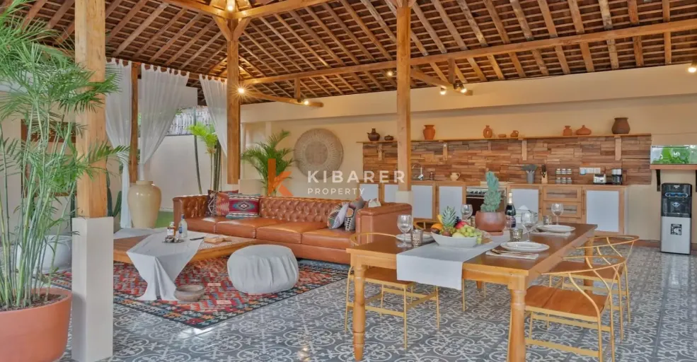 Serene Moroccan-Influenced 2BR Open Living Villa in Prime Batu Belig, 2-bed villa for rent in Seminyak – photo 9 of 11