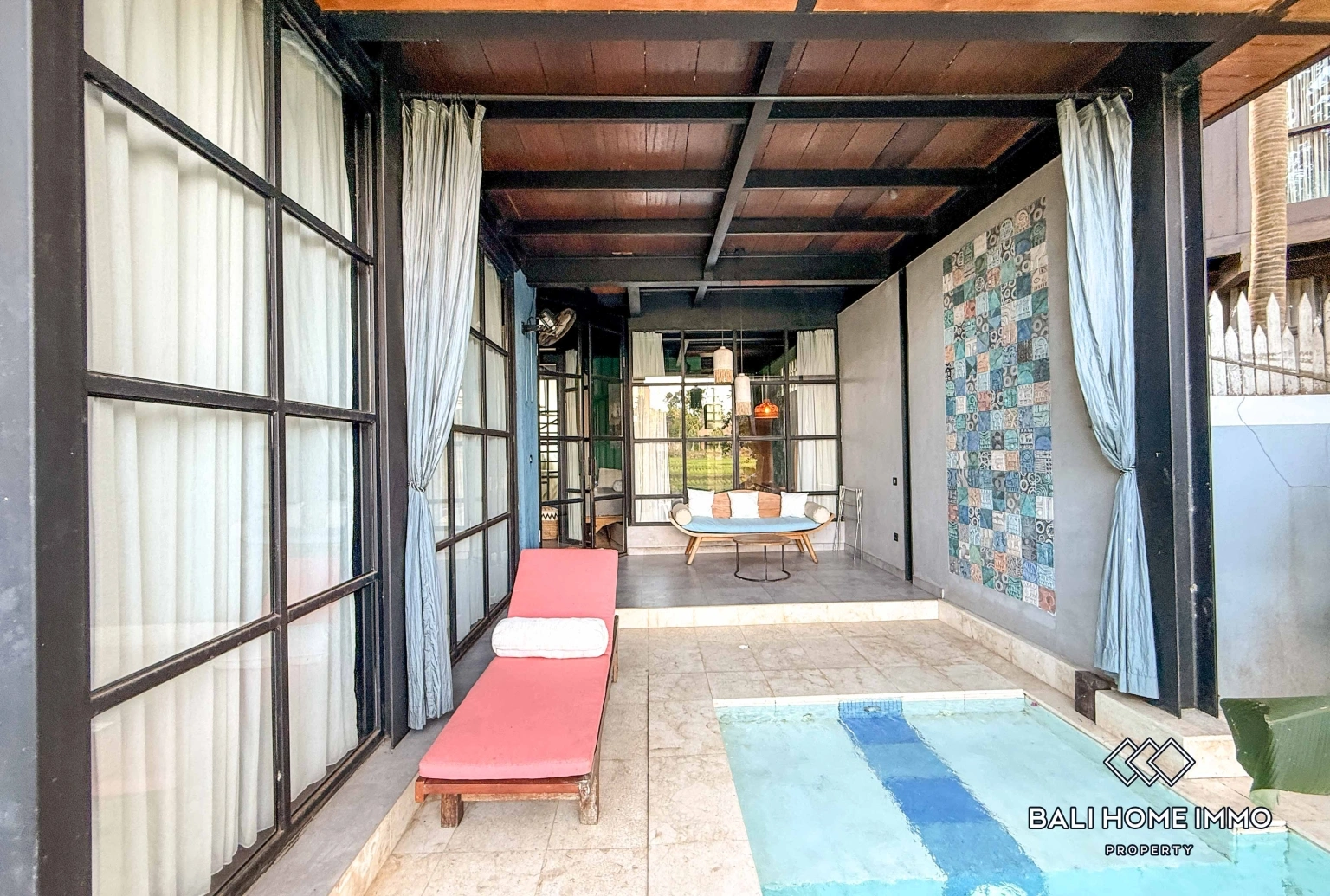 Ricefield view 2 Bedroom Villa in Cemagi Beachside, 2-bed villa for rent in Seseh – photo 11 of 14