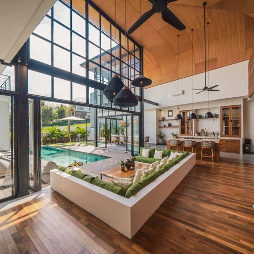 4 Bedrooms Luxury Villa in Cemagi for Lease, 4-bed villa for rent in Seseh – photo 9 of 15