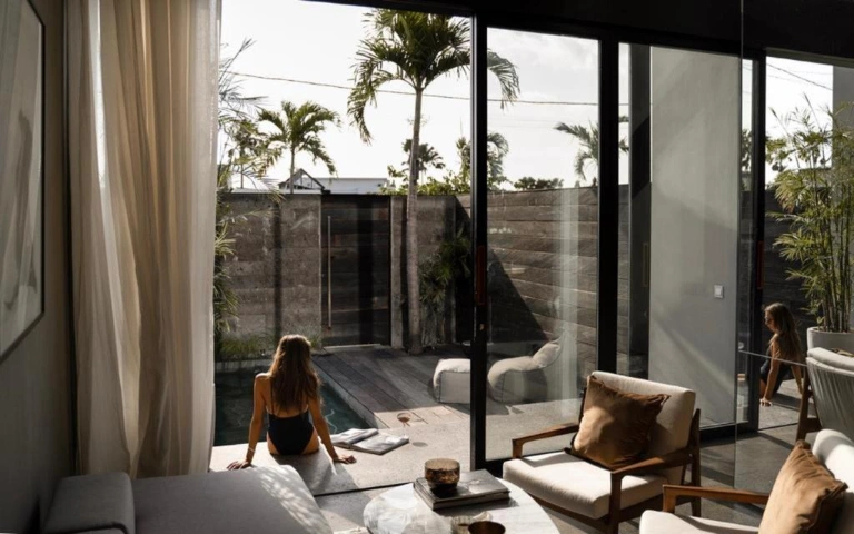 Modern 2BR Villa w/ Plunge Pool and Garden, 2-bed villa for rent in Canggu – photo 7 of 13