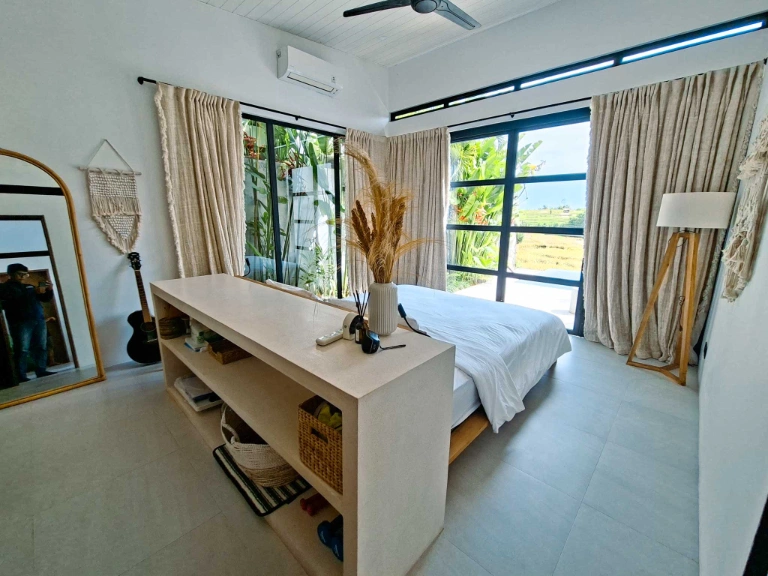 2BR Villa with Open Living and Rice Field Views in Cepaka, 2-bed villa for rent in Tabanan – photo 12 of 15