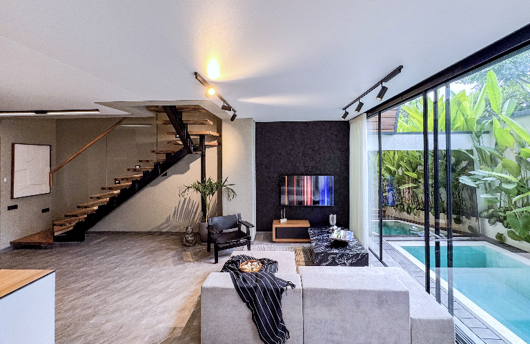 PROMO Modern LOFT 2BDR I Pool UMALAS I working desk I washing machine, 2-bed villa for rent in Canggu – photo 5 of 15