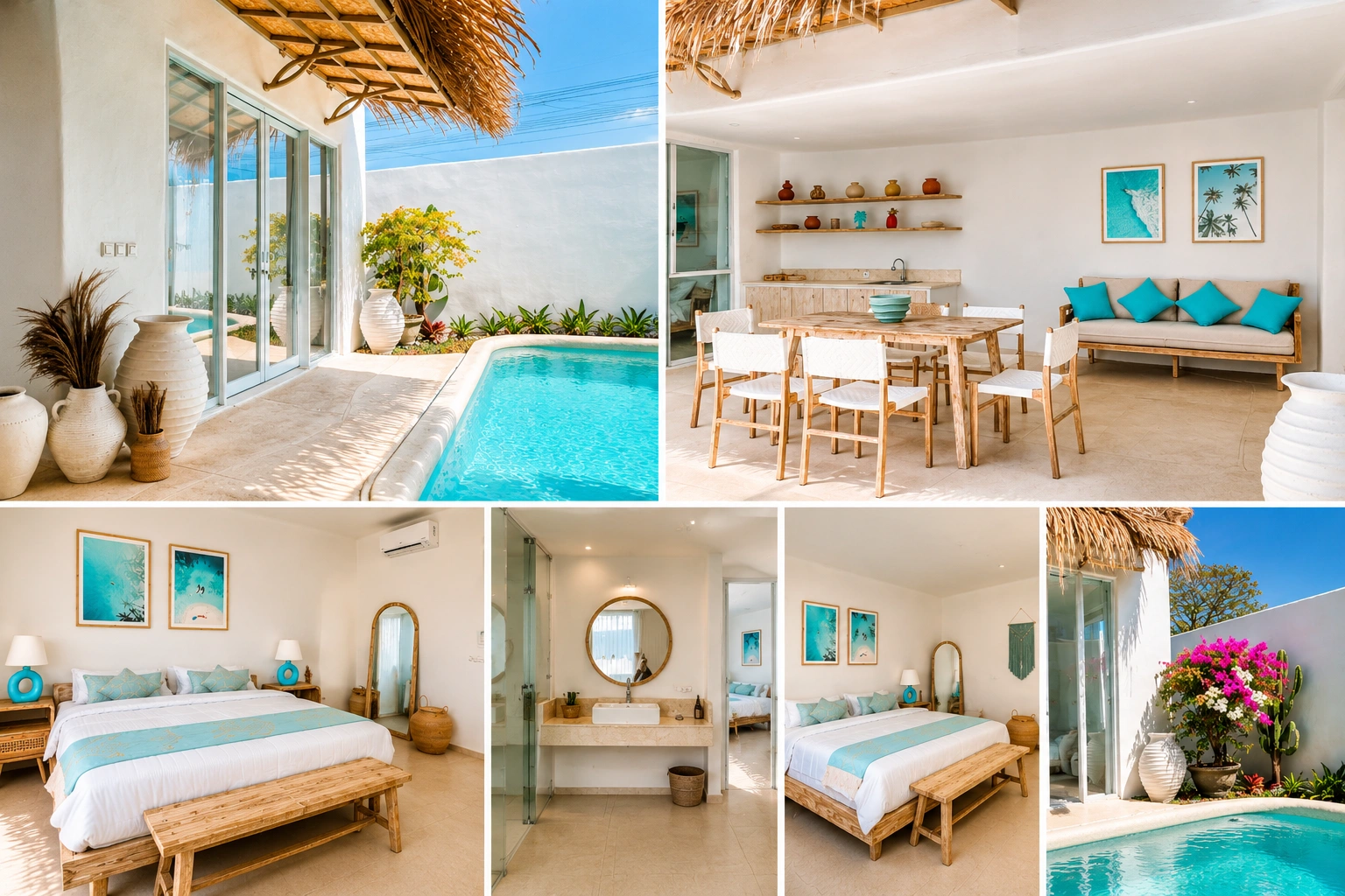 Exclusive Santorini-Style 3-Bedroom Villa in Uluwatu, 3-bed villa for rent in Uluwatu – photo 9 of 9