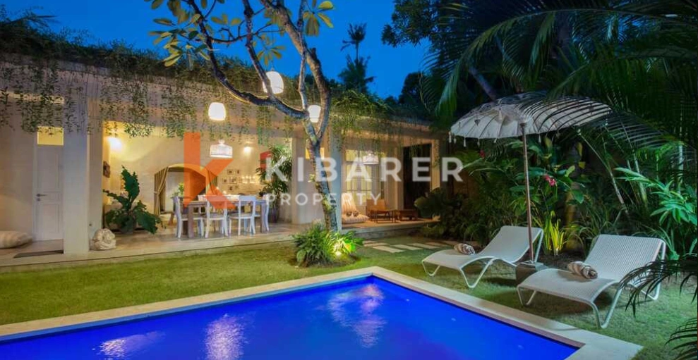 Peacefully Two Bedroom Open Living Villa Nestled in Seminyak, 2-bed villa for rent in Seminyak – photo 8 of 14