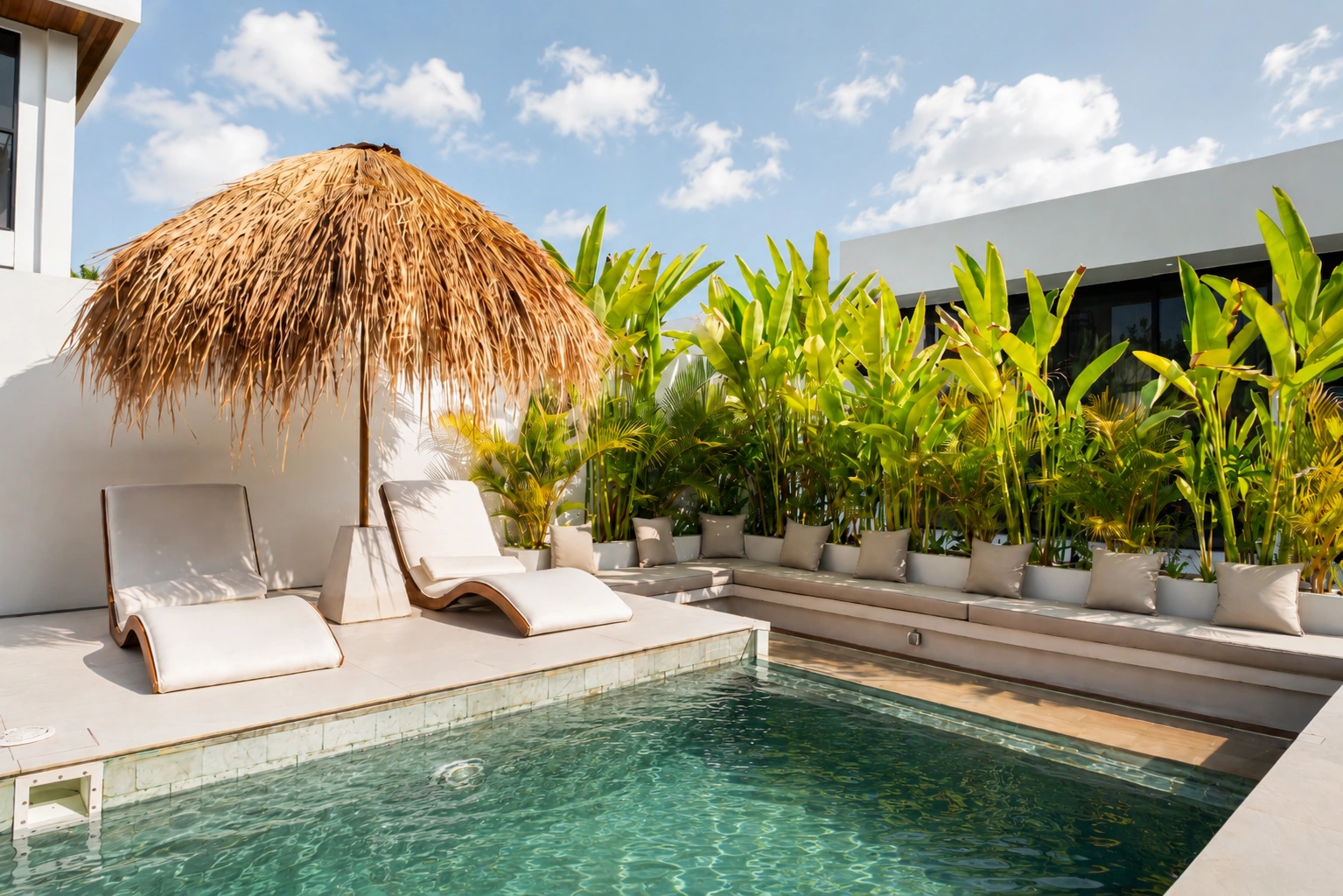 NEW 5 BEDROOMS Baliwood II Pererenan / 2mins to beach / rooftop with ocean view!, 5-bed villa for rent in Pererenan – photo 3 of 15
