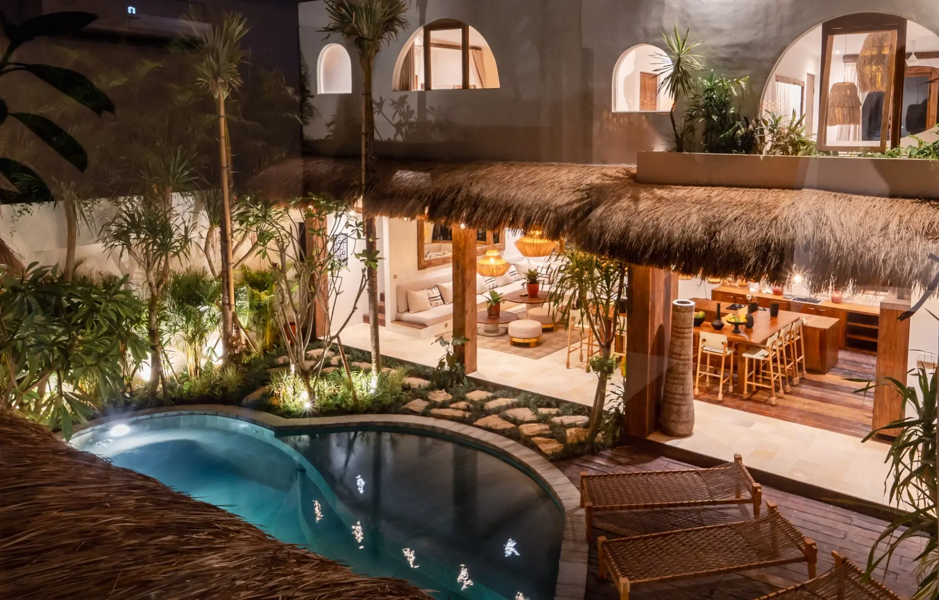 Villa Belle Oasis – 5 Bedroom Mediterranean Villa in Umalas with Stunning Tropic, 5-bed villa for rent in Canggu – photo 4 of 15