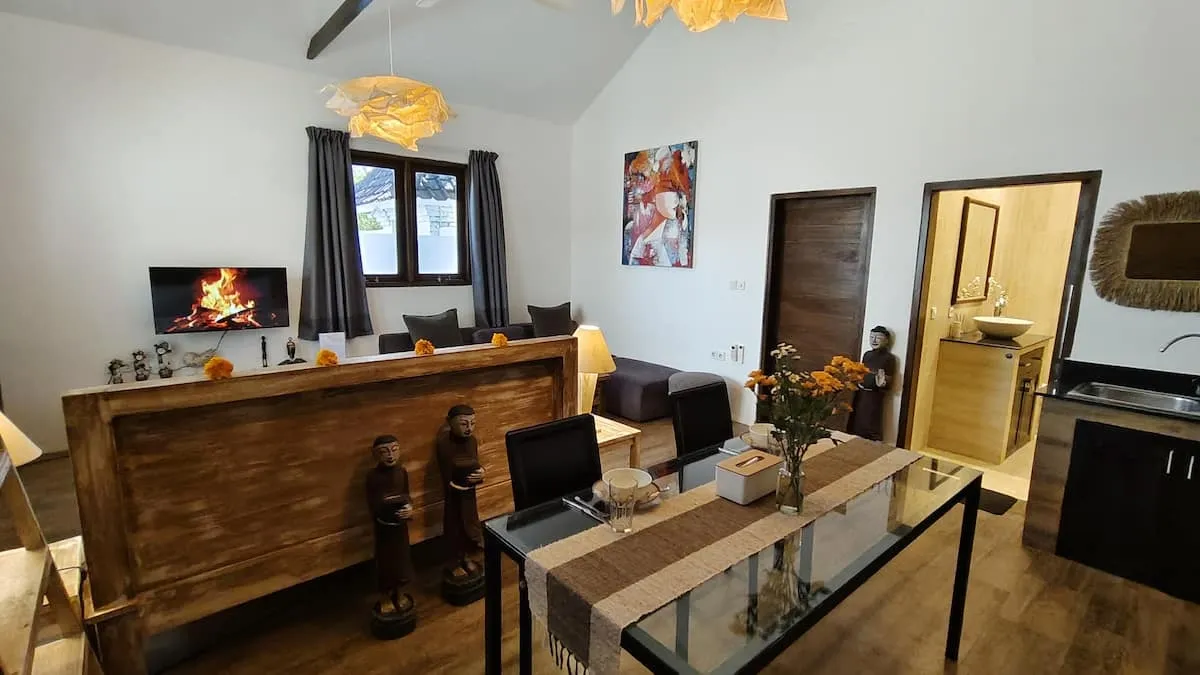 Studio For Rent 1 Bed In Umalas,Kerobokan Bali, 1-bed villa for rent in Canggu – photo 9 of 9