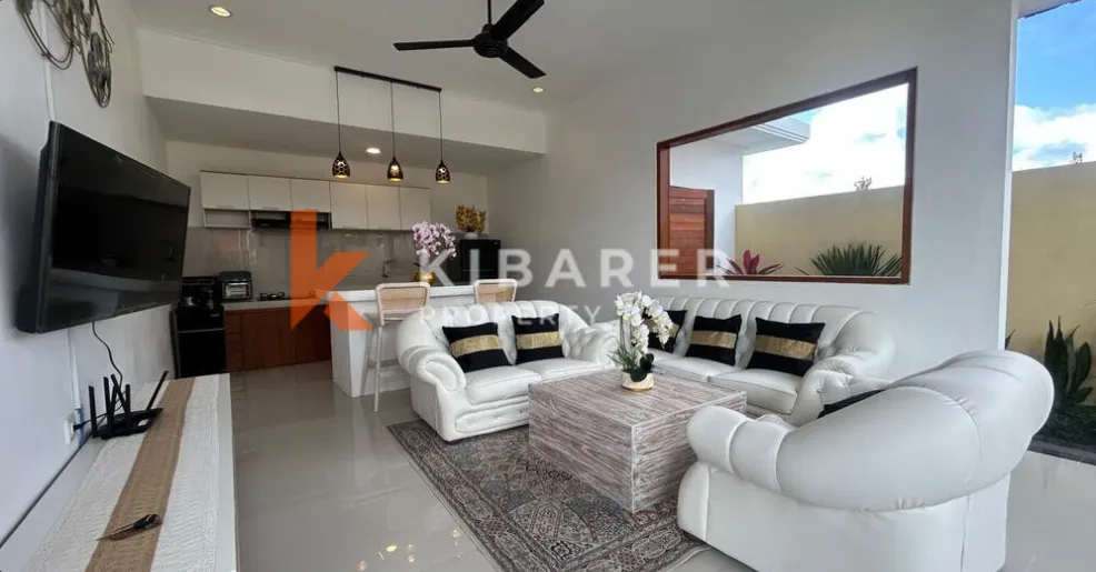 Delightful Two Bedroom Open Living Villa Situated in Canggu, 2-bed villa for rent in Canggu – photo 4 of 14