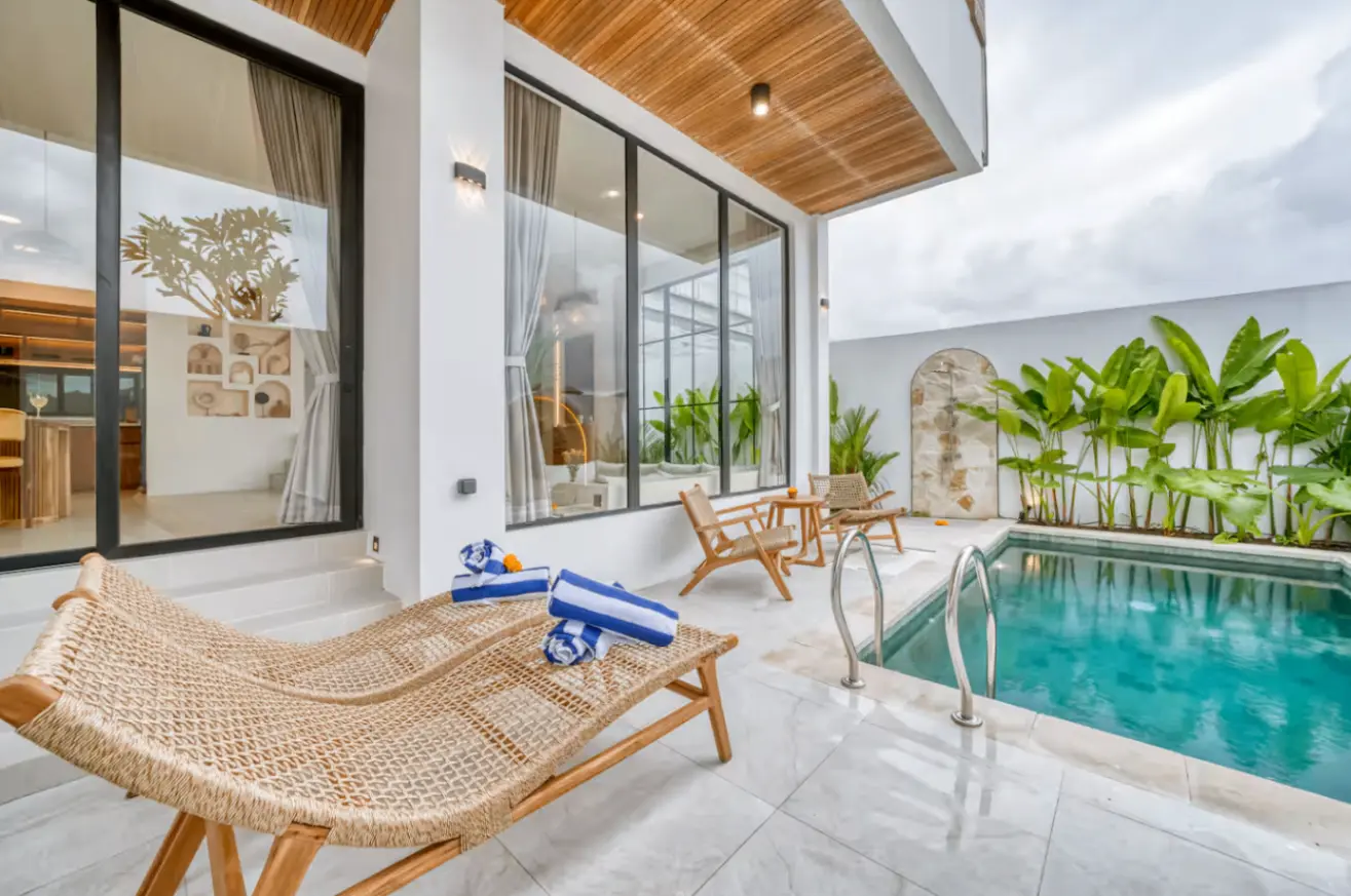 Tropical Charm 2bd Canggu Villa w/ Bathtub in Bedroom | Construction Near, 2-bed villa for rent in Canggu – photo 2 of 15