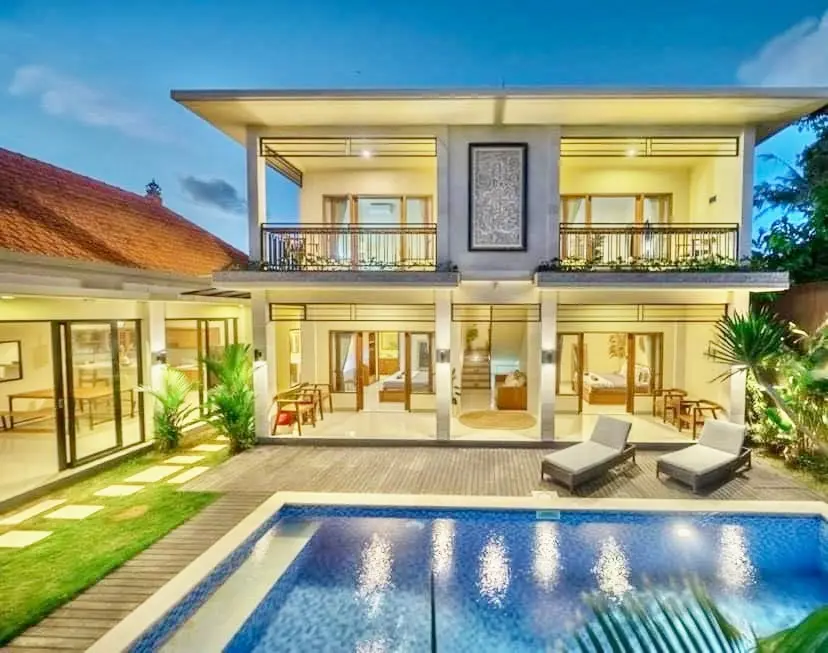 Spacious 4BR Villa w/ Private Pool and Sunset Views, 4-bed villa for rent in Canggu – photo 2 of 10