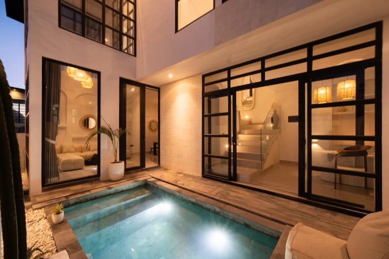 3 Min to Nunggalan Beach · Private Pool · 2BR · Ocean&Sunset View Rooftop, 2-bed villa for rent in Uluwatu – photo 10 of 15