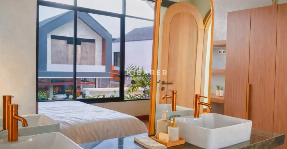 Brand New Modern One-Bedroom Villa in Strategic Umalas Location, 1-bed villa for rent in Seminyak – photo 3 of 11