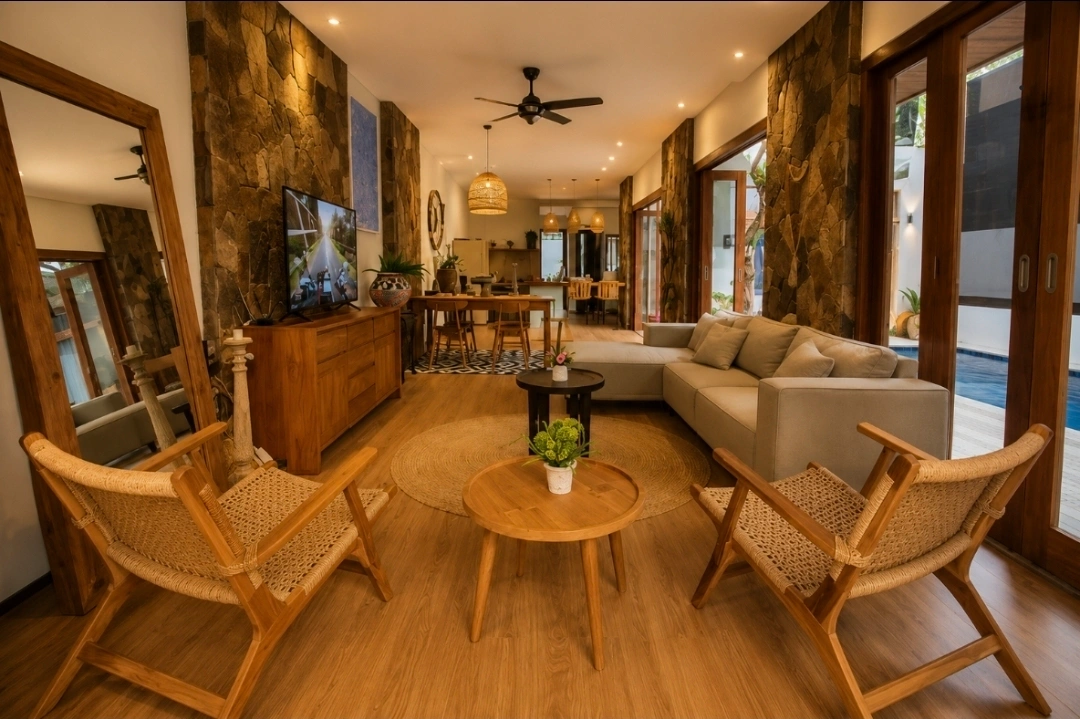 Spacious 3 Bedroom Villa in Prime Berawa Canggu, 3-bed villa for rent in Canggu – photo 3 of 8
