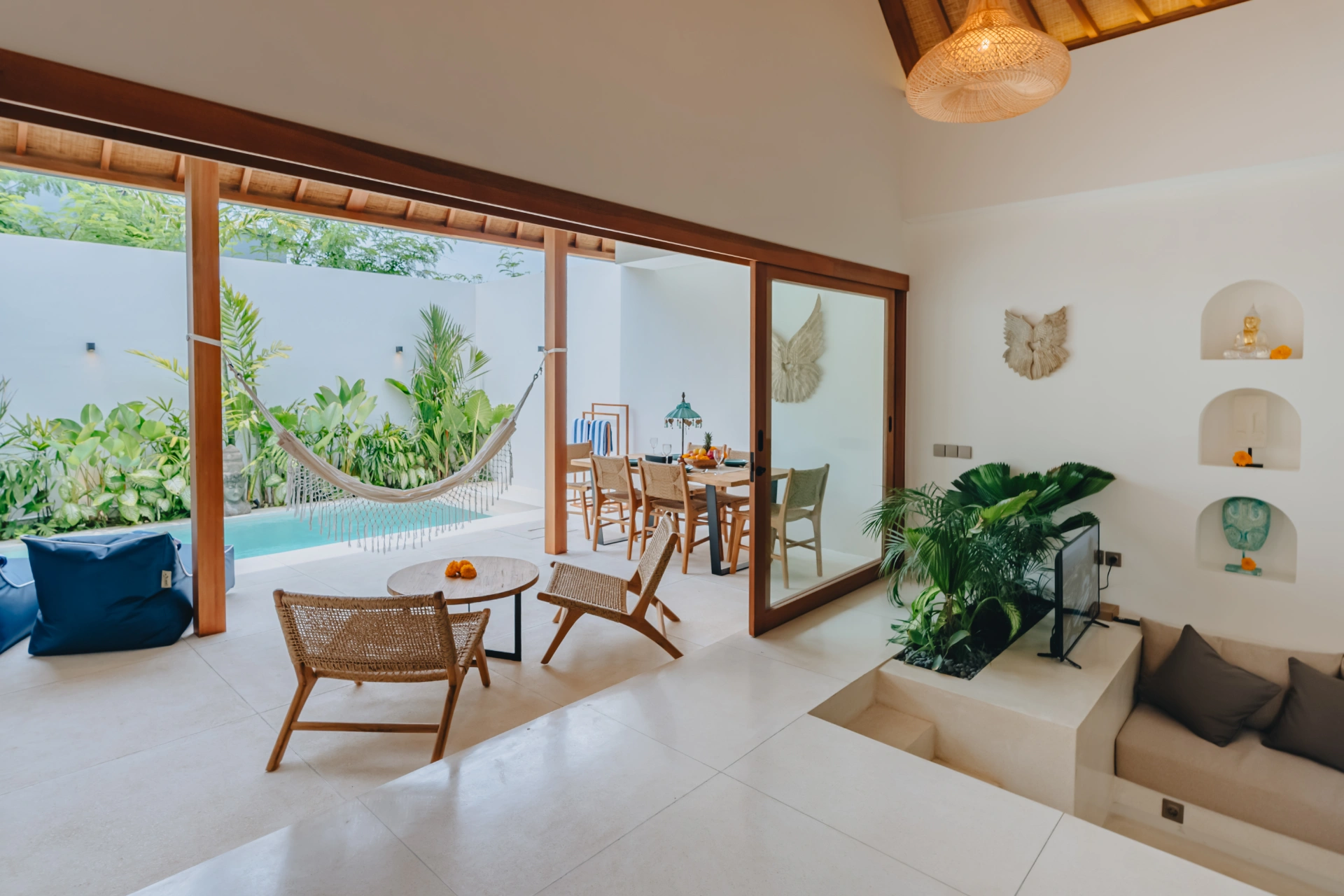 6 Min to Uluwatu • Private Pool Villa • Hammock, 2-bed villa for rent in Uluwatu – photo 3 of 13