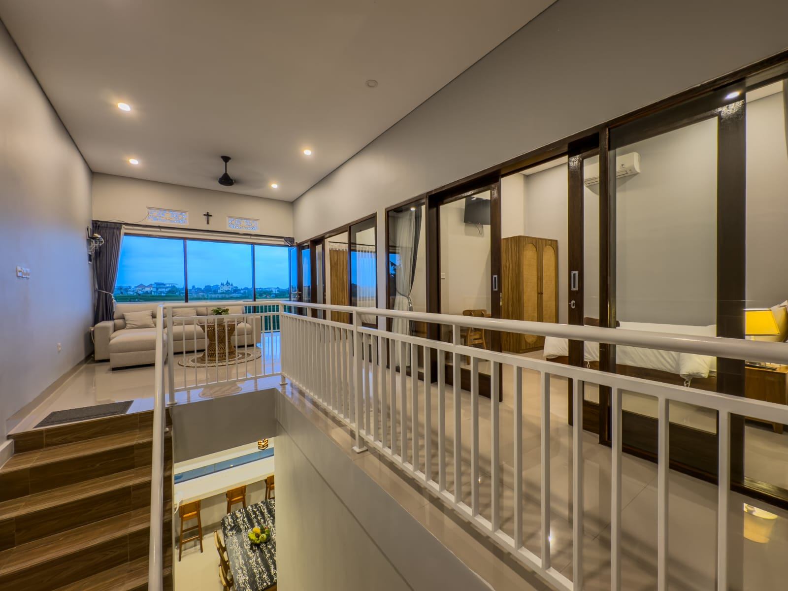 3BR Modern Villa with rice field views at Canggu, 3-bed villa for rent in Canggu – photo 9 of 12