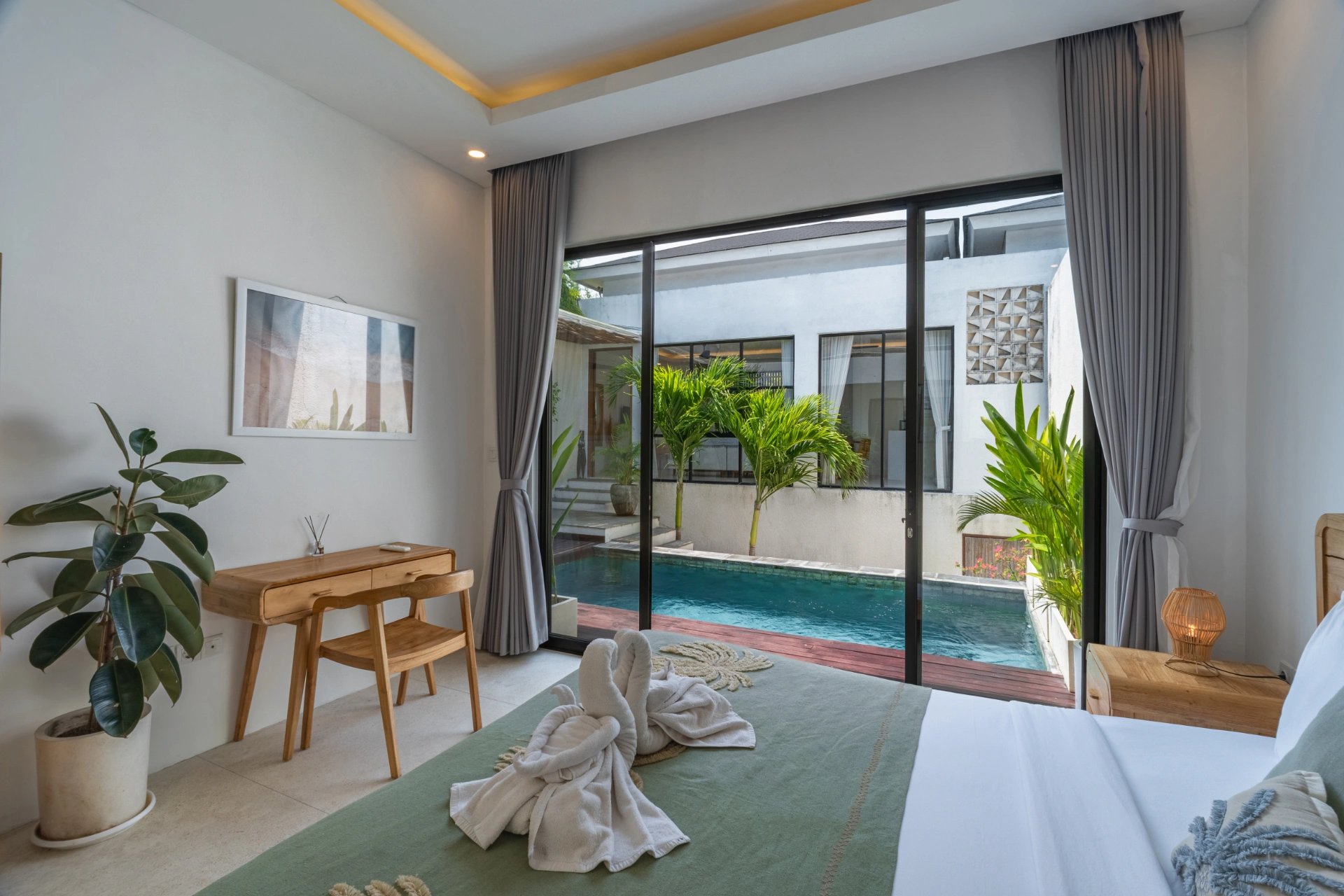 Cozy, stylish villa in Umalas opposite the Liga Tennis, next to the Pizza Fabbrica. 10 minutes drive to Berawa Beach., 2-bed villa for rent in Canggu – photo 14 of 15