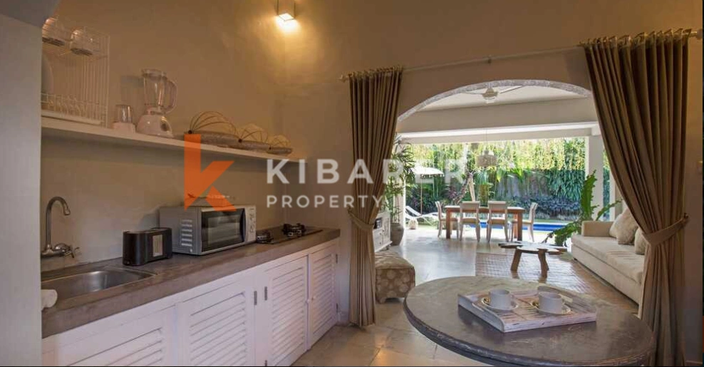 Peacefully Two Bedroom Open Living Villa Nestled in Seminyak, 2-bed villa for rent in Seminyak – photo 11 of 14