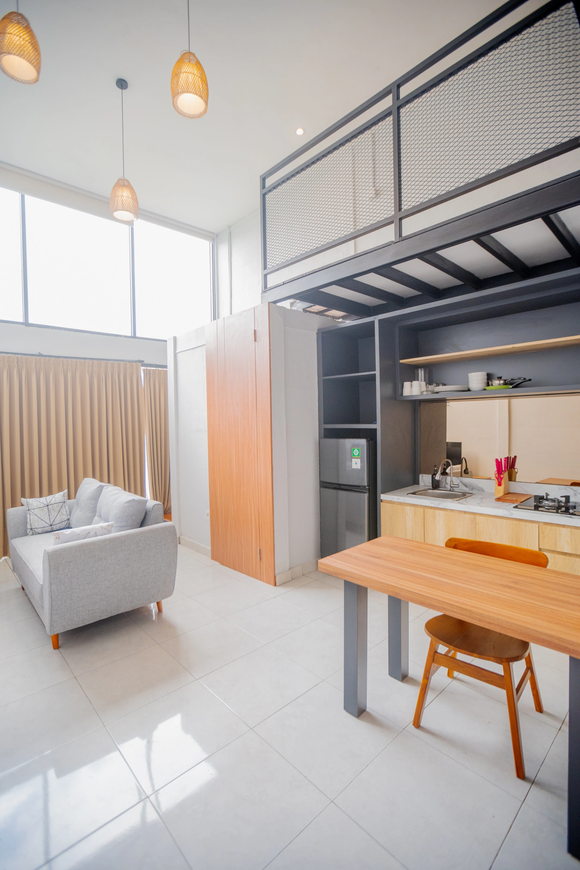 Samada – Modern 1BR SOHO Apartment in Tumbak Bayuh, Canggu, 1-bed villa for rent in Canggu – photo 9 of 11