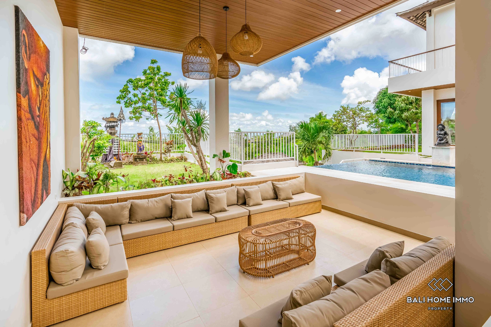 Stunning Ocean View 5 Bedrooms Villa for Rent & Sale in Ungasan, 5-bed villa for rent in Uluwatu – photo 5 of 14