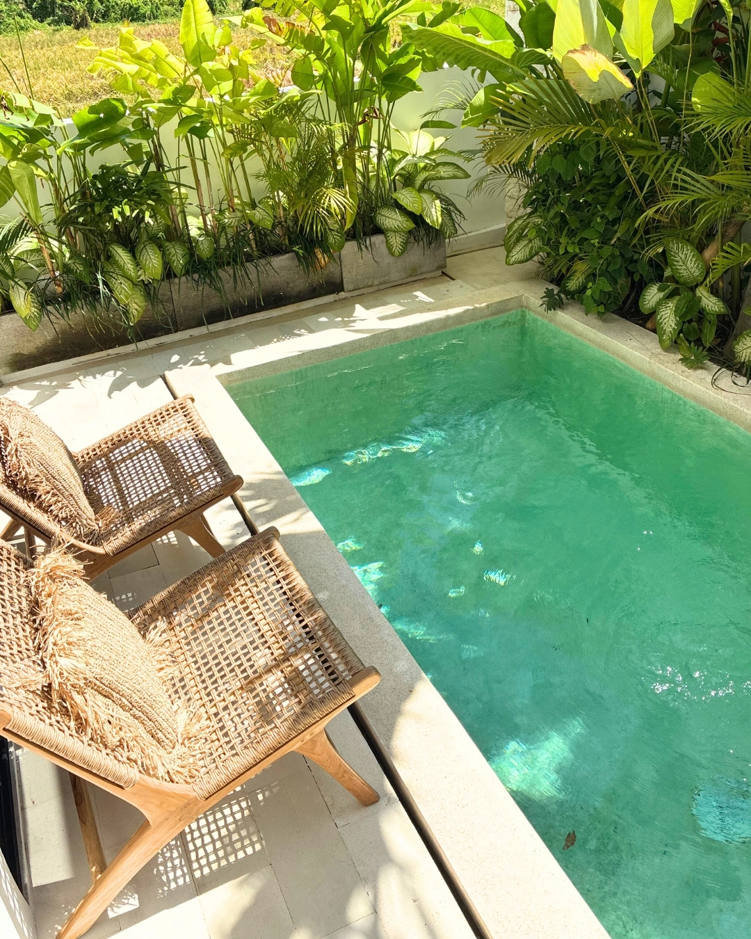 Peaceful 2BR Private Pool Villa • Walk to Cemagi Beach, 2-bed villa for rent in Seseh – photo 12 of 15