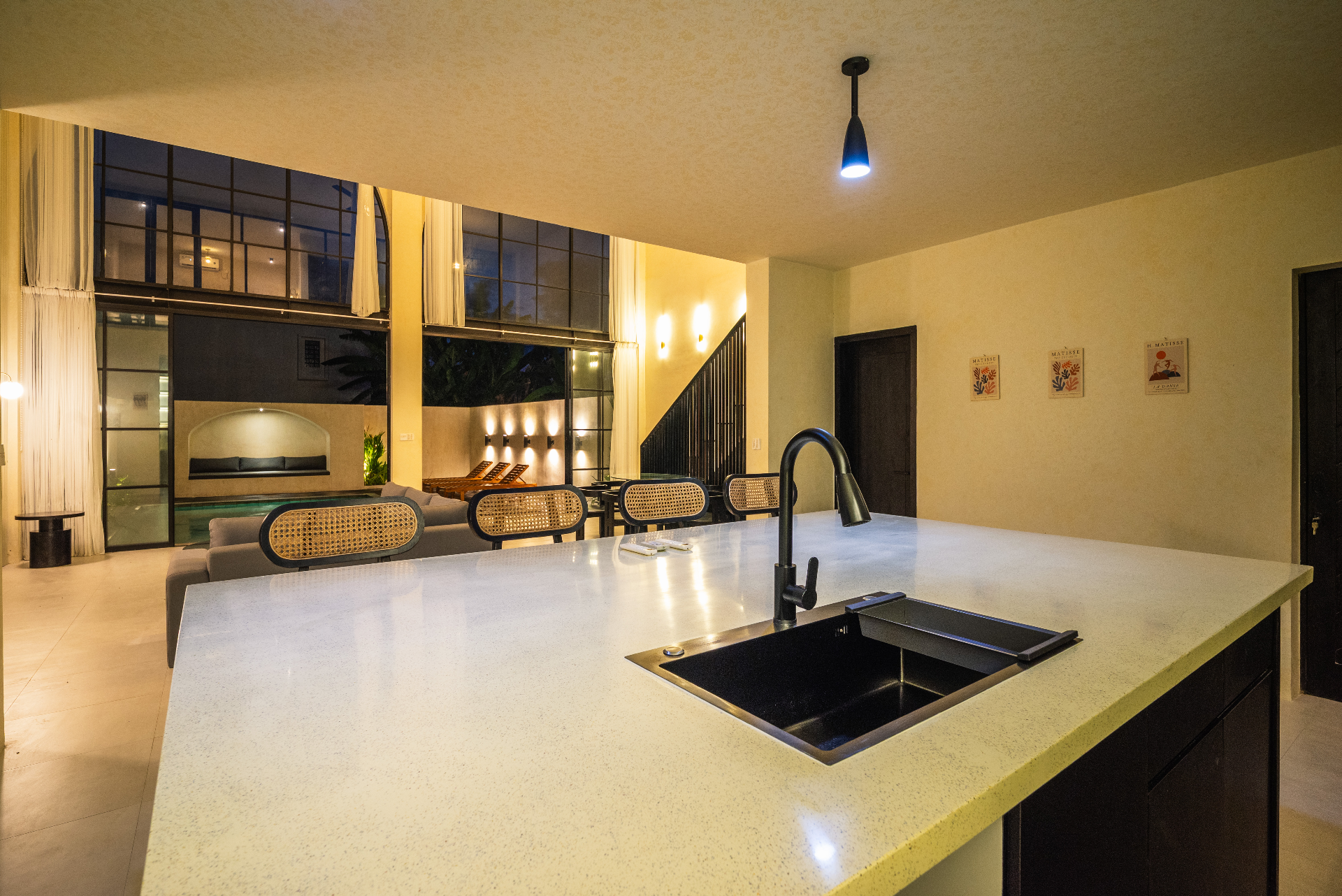 2BR Mediterranean Pool Villa with Rooftop and Sunset Views in Kedungu, 2-bed villa for rent in Tabanan – photo 4 of 15