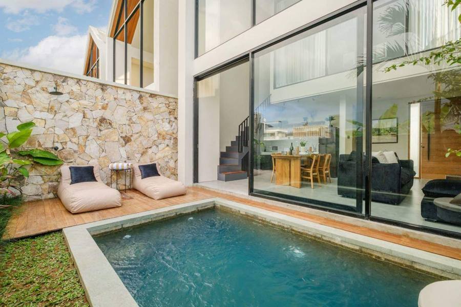 2-bed villa for rent in Pererenan