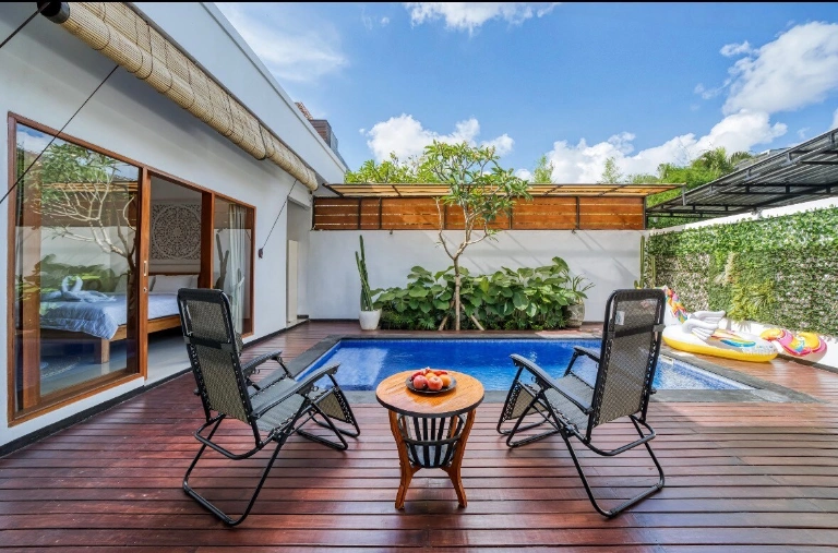 Stylish 3BR Private Pool Villa SOHAM in Canggu, 3-bed villa for rent in Canggu – photo 9 of 15