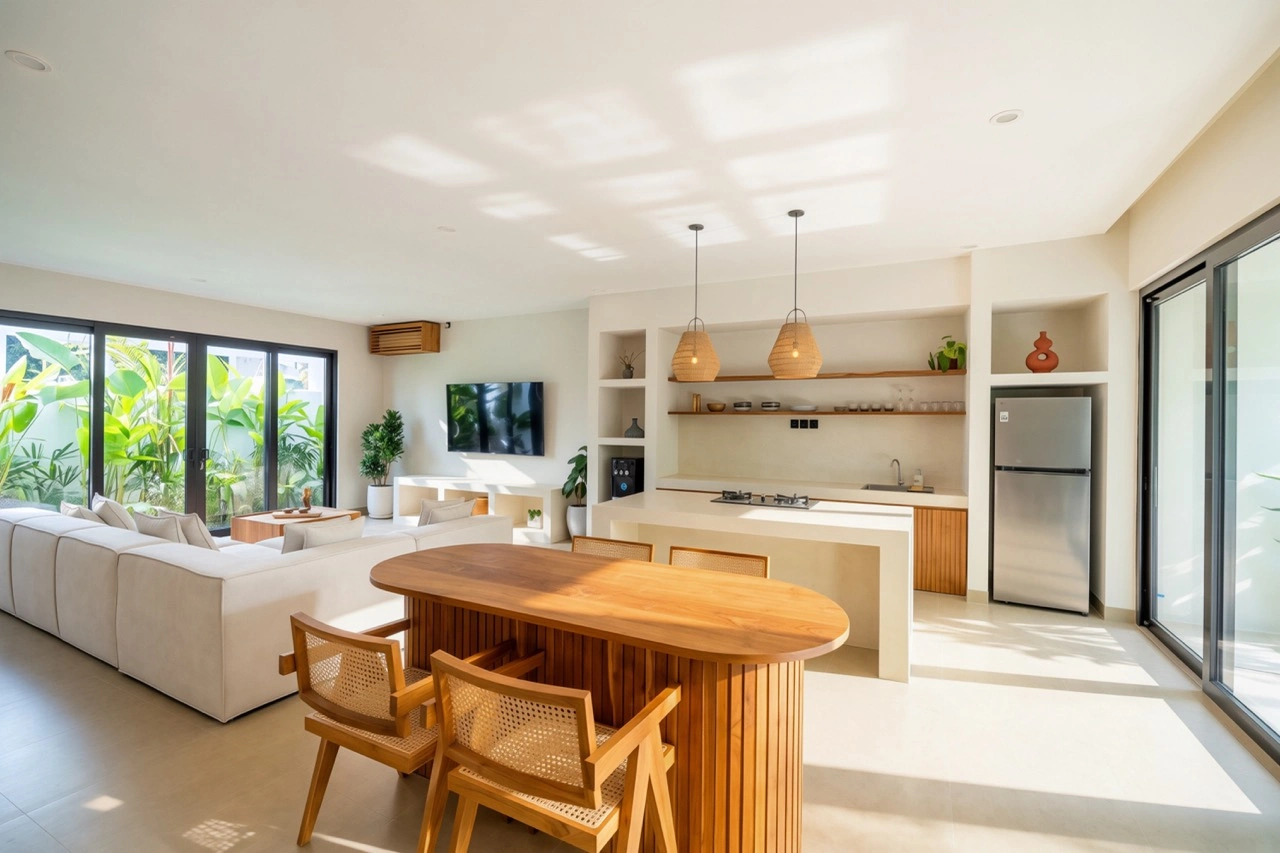 Villa Macaru - Brand New 2BR Villa Walk to Undefeated Gym in Tumbak Bayuh, 2-bed villa for rent in Pererenan – photo 6 of 15