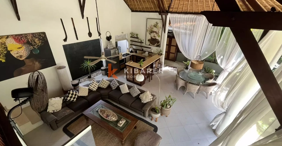 Lovely Serene Two-Bedroom Tropical Villa in the Heart of Umalas, 2-bed villa for rent in Seminyak – photo 9 of 15