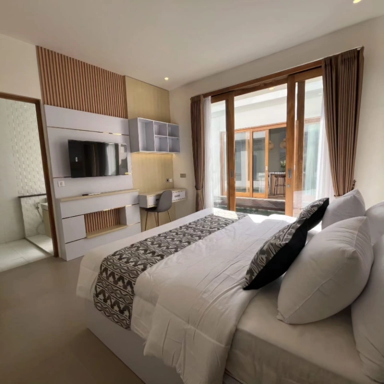 New 2 Bedroom Modern Villa in Kerobokan near Canggu, 2-bed villa for rent in Canggu – photo 2 of 15
