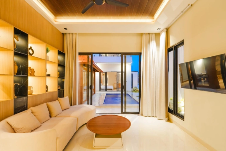 Designer Tropical 3BR Villa with Joglo Pavilion & Rooftop Lounge, 3-bed villa for rent in Canggu – photo 4 of 12
