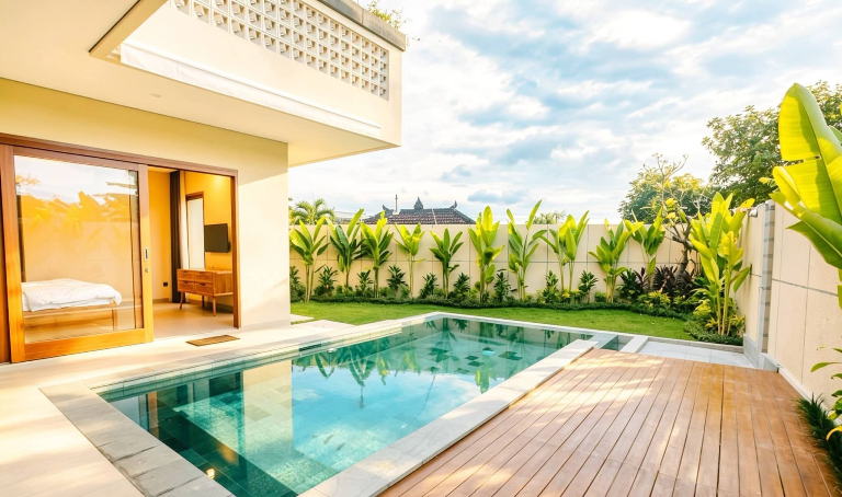 Villa For Rent 3 Bed In Tumbak Bayuh,Badung Bali, 3-bed villa for rent in Pererenan – photo 3 of 10