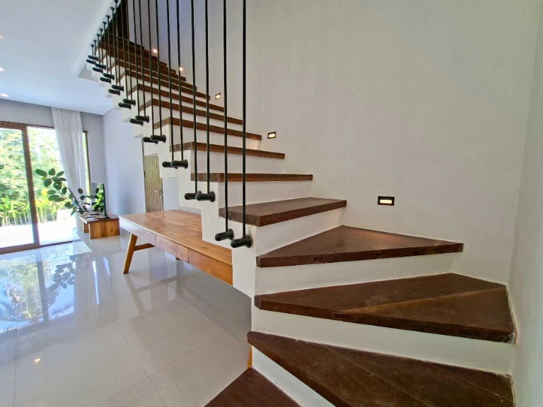 3BR Jungle Villa and Elegant Riverside Retreat in Tranquil Cepaka, 3-bed villa for rent in Tabanan – photo 10 of 15